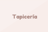 Tapicería