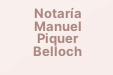 Notaría Manuel Piquer Belloch