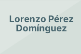 Lorenzo Pérez Domínguez