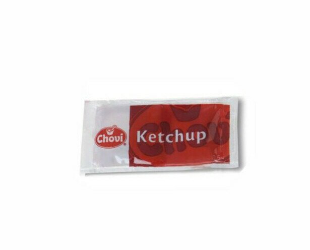 Chovi sobres de ketchup. Ketchup en formato de monodosis
