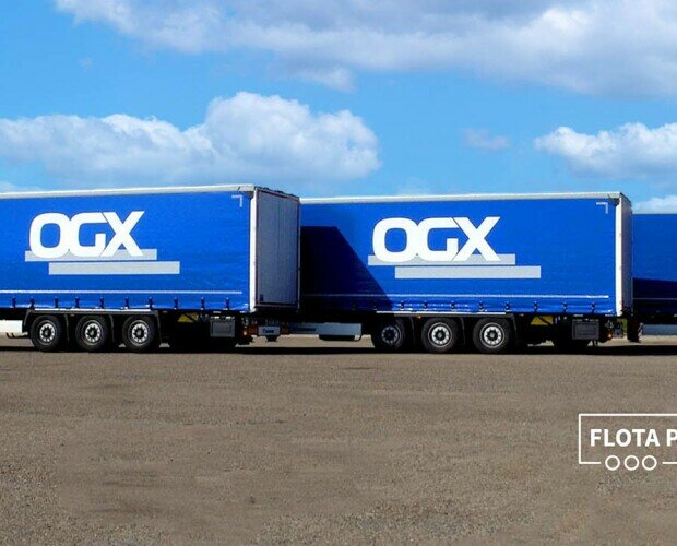 Flota camiones. Flota camiones logística de OGX