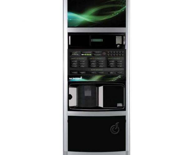 Lei 2Cups. Distribuidor automático de bebidas calientes y frías con doble vasero