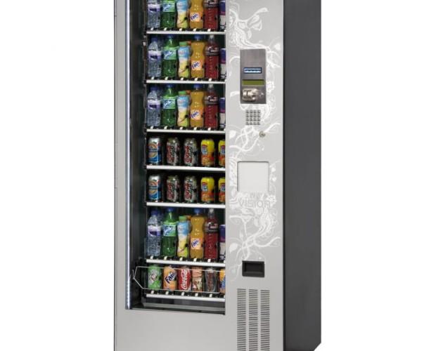 Máquinas expendedoras de Bebidas frías. Refrescos en brick, latas, botellas de 500ml y 1000ml