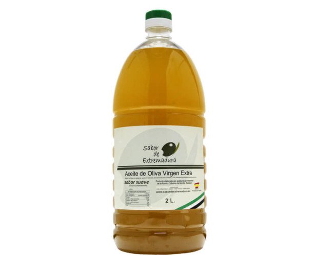 Sabor de Extremadura. Aceite de oliva virgen extra elaborado con aceitunas seleccionadas y cosechadas mediante métodos tradicionales