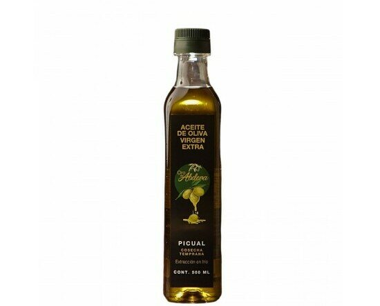 AOVE en pet de 500ml. Aceite de oliva virgen extra de extracción en frío
