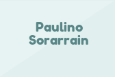 Paulino Sorarrain