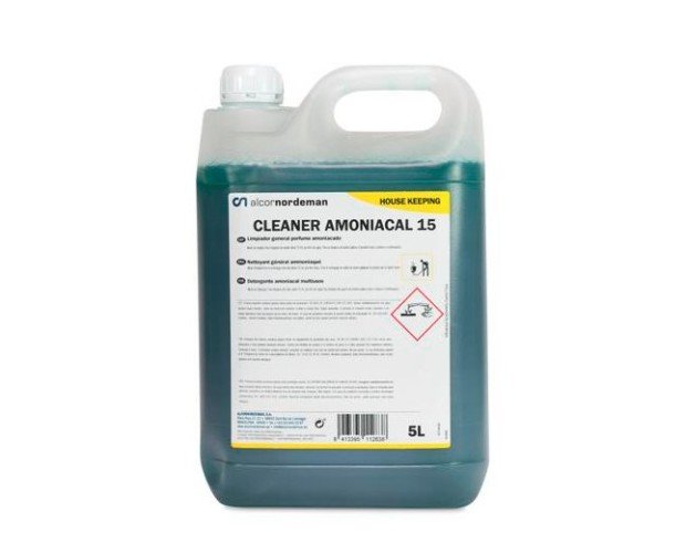 Limpiador amoniacal. Recomendado para la limpieza general de suelos, baños, azulejos, etc.