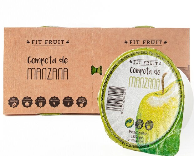 COMPOTA MANZANA PACK 2 FIT FRUIT. COMPOTA MANZANA PACK 2 FIT FRUIT 100% NATURAL