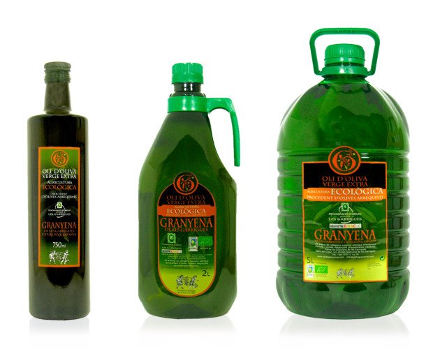 AOVE Ecológico. Aceite de oliva virgen extra Ecológico en distintos tamaños