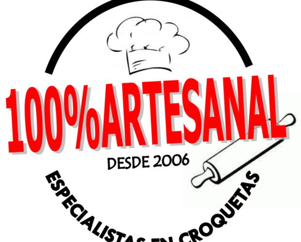 100% Artesanal. Logotipo de la empresa