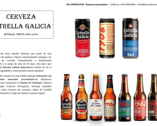Cerveza Estrella Galicia. Contamos con una gran variedad de cerveza de Estrella Galicia