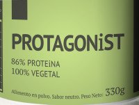 Alimentos Veganos. Alimento vegetal en polvo a base de proteína