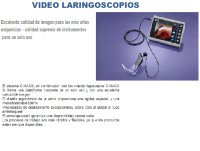 Dispositivos Médicos. Video laringoscopio con una excelente calidad de imagen....