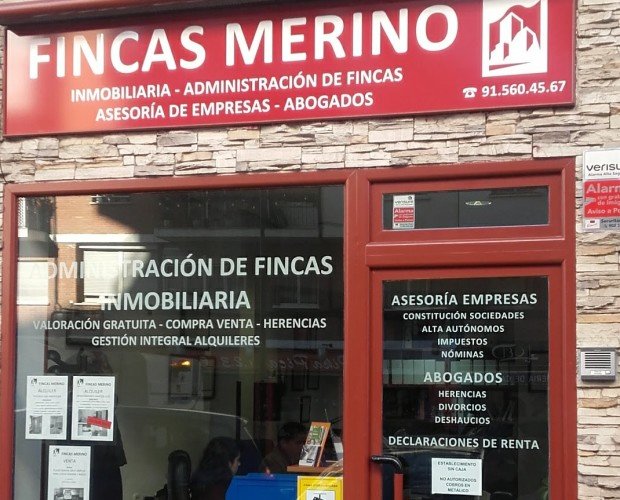 Fincas Merino. Nuestro despacho: fincas Merino es Merino de la Fuente Asesores, s.l.. Administración