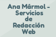 Ana Mármol- Servicios de Redacción Web