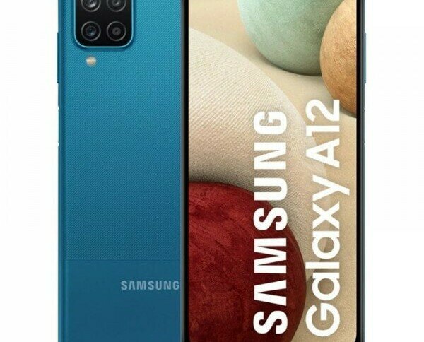 Galaxy A12. Samsung de color azul con 128GB