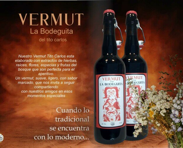 Vermuth La Bodeguita. Vermut de la zona de Yecla, 10 botánicos, excelente producto