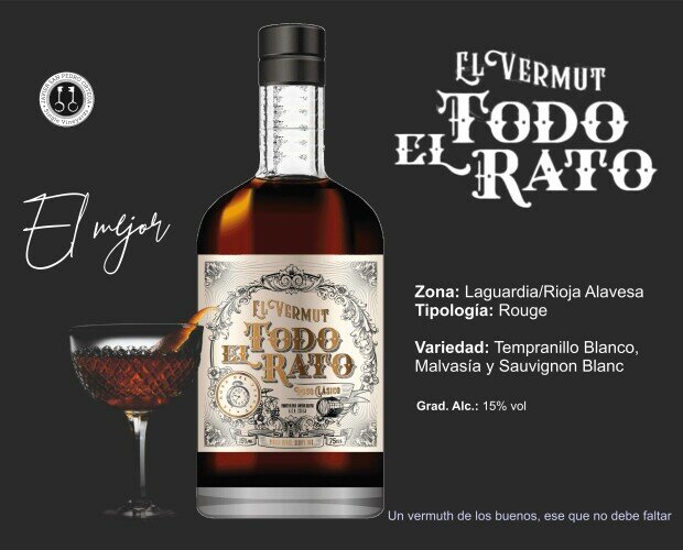 Vermut Todo El Rato. Vermut de la zona de la Rioja, uno de los más vendidos