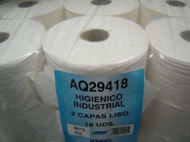 Pack papel higiénico industrial. 18 rollos