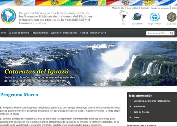 CIC Plata América. Sitio web Internacional (organismo de 5 países)
