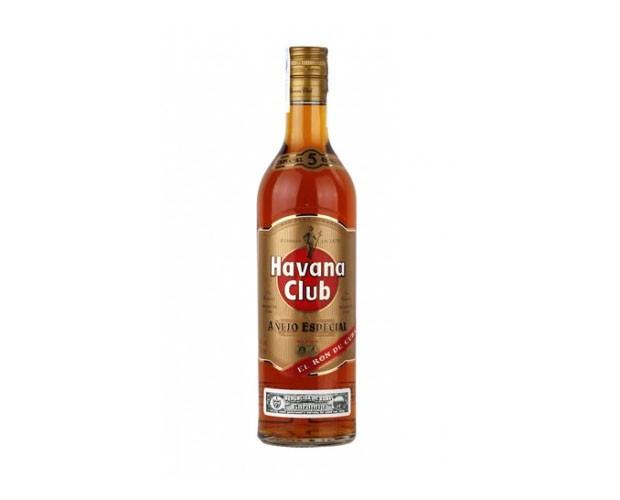 Ron Havana Club 5 años. Botella de 0.75 litros