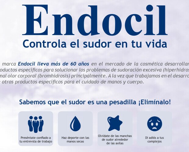 Endocil. Controla el sudor en tu vida con productos Endocil