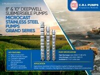 Bombas. cast SS submersible pumps to industrial,irrigation, desalination, water munipal water