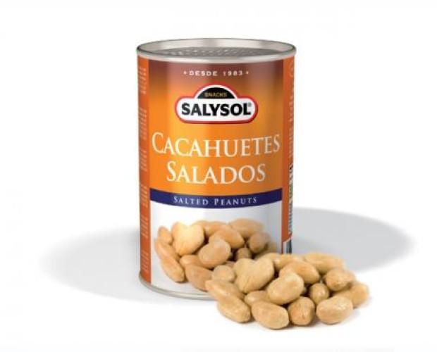 Frutos secos Salysol. Cacahuetes salados y otros productos