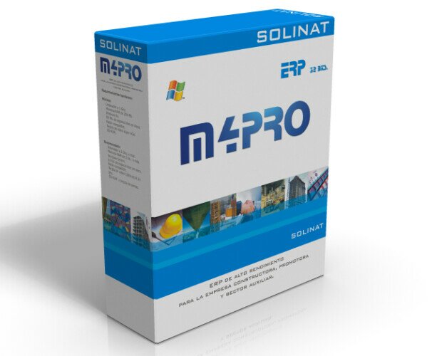 m4PRO ERP Construcción. Software ERP para empresas constructoras, promotoras, instaladoras y afines.