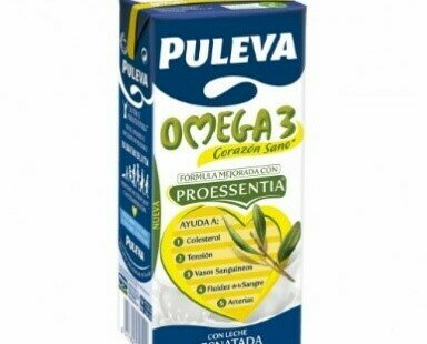Puleva Omega 3. Producto láteo sin grasas saturadas