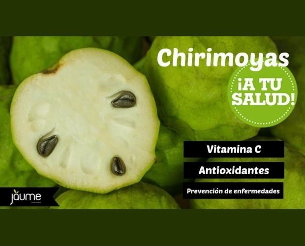 Chirimoyas. Ricas en vitamina C