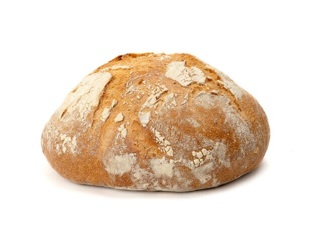 Hogaza rústica 250/500 grs. El típico pan de pueblo. Artesano, formado a mano, corteza crujiente y miga densa.