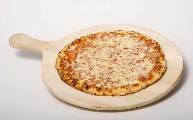 Pizza margarita. Un clásico, con salsa de tomate y mozzarella