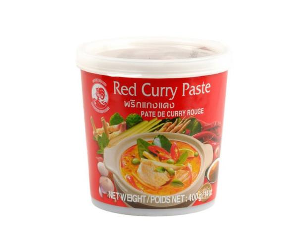 Pasta de curry rojo. Salsa de curry rojo ya preparado