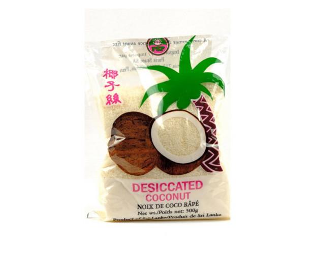Coco rallado. Es un ingrediente habitual empleado en las cocinas de Asia y Centro América