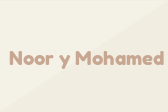 Noor y Mohamed