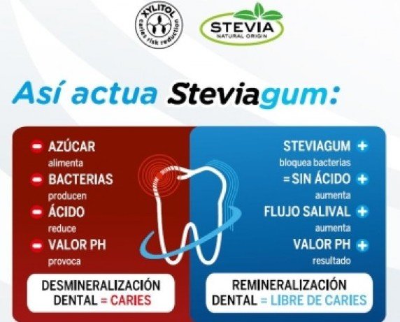 Steviagum-anticaries. Chicles para prevenir la caries
