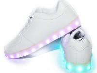 Calzado para Niñas. Zapatillas con luces color blanco 11 modelos
