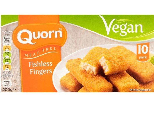 Finger de pescado vegano. Alimentos precocinados