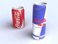 Bebidas Energéticas. Red Bull y Coca Cola