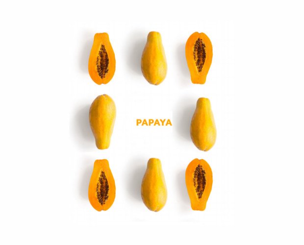 Papaya Fresca. Usualmente combinada con otrasfrutas para formar un cóctel