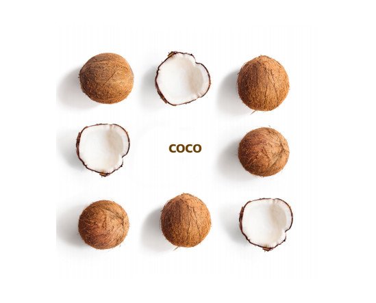 Cocos. El agua de coco se emplea como bebida rehidratante y su pulpa se come fresca