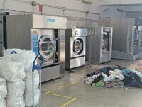 Lavandería Industrial. Sistema de lavado moderno ecológico