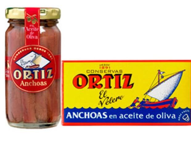 anchoas. conservas de pescado, anchoas