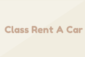Class Rent A Car