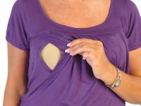 Camisetas Premamá. Cómoda camiseta de embarazo y lactancia, Disponible en varios colores.