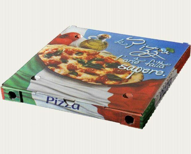 Cajas de pizza de varios tamaños. Cajas de pizza de varios tamaños. Papel para manos y mucho más.