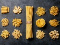 Pasta Clásica. Varios tipos de pasta secca Italiana