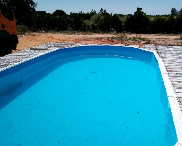 Piscina. Construcción de piscina Construcciones Valdera