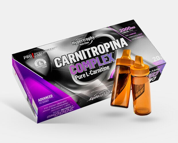 CARNITROPINA COMPLEX 2000MG VIALS. Favorece la reducción de lípidos aportando la energía utilizada en dicho proceso.